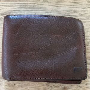 Will brown leather men's wallet